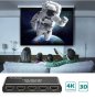 4K UHD 3D HDMI сплитер, 1 вход - 4 изхода,HDCP1.4, PS4,XBOX,PC, HS 104 BK, снимка 4