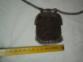 Старинно метално портмоне , чантичка - метална плетка, снимка 2