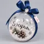 Коледна персонализирана топка с име, снимка 2