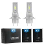 Диодни крушки 3900 H7 - 13w 1500lm 2бр/к-т с вградена охлаждаща система, снимка 1