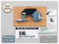 Чисто НОВ Микрометър Mitutoyo 510-302 (25-50 mm) – Оригинал, с Кутия и Сертификат, снимка 2
