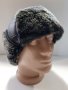 Телешка кожена шапка ушанка-калпак мъжки модел лукс-51, снимка 7