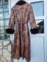 Кожено палто, естествена кожа с косъм, уникат,50%промо, снимка 10