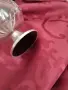 Уникална кристална чаша за коняк на масивно метално столче, снимка 4