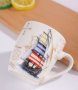 Порцеланова чаша за чай 300ML - морски мотиви, снимка 1