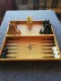Шахове и табли с фигури изработени: едната изцяло от дърво., снимка 3