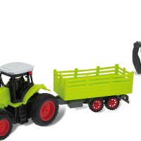 Голям Детски трактор с ремарке, с дистанционно, снимка 3 - Коли, камиони, мотори, писти - 42874886