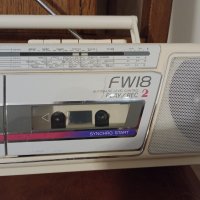Panasonic FW18 ретро радио касетофон , снимка 9 - Радиокасетофони, транзистори - 38639219