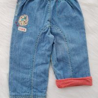Ватирани дънки Next 12-18 месеца , снимка 2 - Панталони и долнища за бебе - 31176210