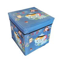 3750 Детска табуретка сгъваема кутия за играчки 2 в 1, снимка 10 - Органайзери - 41160547
