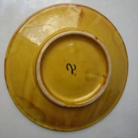 Стара керамична чиния за стена с глухари, глухар птица релеф, снимка 3 - Пана - 29729583
