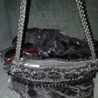 Чанта - бижу с декорации от хематити / чанта за повод , снимка 7 - Чанти - 29647430