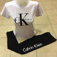 Calvin Klain set дамски комплекти тениска и клин реплика wholesale and sale , снимка 2 - Спортни екипи - 31264859