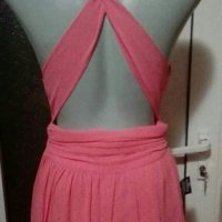 Разкошна дълга розова рокля СУПЕР ПРОМОЦИЯ👗💕40 р-р М👗💕арт.394, снимка 6 - Рокли - 29933858
