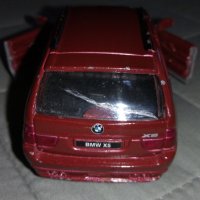 Метална количка BMW X5 - MAISTO 1/42, снимка 3 - Колекции - 39603139