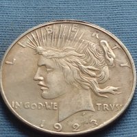 Монета 1 долар 1923г. САЩ РЕПЛИКА на Американския сребърен долар за КОЛЕКЦИЯ 30041, снимка 8 - Нумизматика и бонистика - 42702337