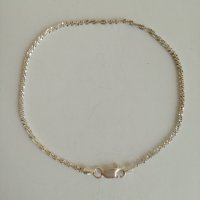 Италианска Сребърна гривна - сребро проб, снимка 2 - Гривни - 30856025