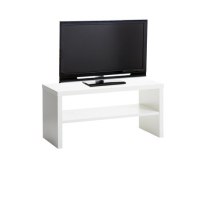 ТВ поставка в бял цвят , снимка 1 - Шкафове - 44759455