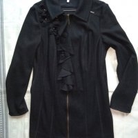 Елегантно черно сако / палто  Kensol, снимка 1 - Палта, манта - 29274460