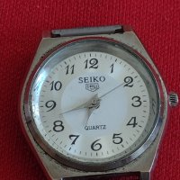 Марков мъжки часовник  SEIKO 5 QUARTZ много красив стилен дизайн 28159, снимка 5 - Мъжки - 37243158