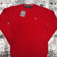 Червен пуловер Armani  код SS50Y, снимка 1 - Пуловери - 42842397