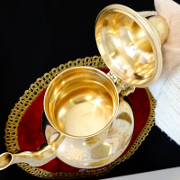 Кана,чайник бронз 1 кг. , снимка 7 - Антикварни и старинни предмети - 36470585