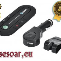 Универсален Безжичен Bluetooth високоговорител за кола хендсфри Handsfree Car Kit Телефон в колата в, снимка 9 - Аксесоари и консумативи - 38242422