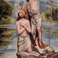 Кръщението на Христос, снимка 4 - Икони - 44601632