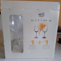 Bohemia Crystal Ultima: Осем комплекта от по две чаши за вино, снимка 3 - Чаши - 37174005