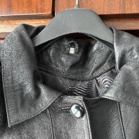 Дамско кожено палто дълго, снимка 2 - Палта, манта - 44725851