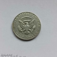Половин долар 1969 D, снимка 2 - Нумизматика и бонистика - 42755648