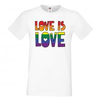  Мъжка тениска Love is Love 1 multicolor Прайд,Празник.Повод,Изненада, снимка 12 - Тениски - 37103142
