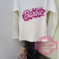 Блуза за момиче Барби, снимка 3 - Детски Блузи и туники - 42769216