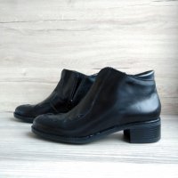 Нови кожени бълг. обувки с вата, снимка 5 - Дамски боти - 31555750