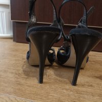 Официални черни токчета , снимка 3 - Дамски обувки на ток - 44239692
