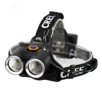 LED акумулаторен челник фенер за глава велосипед колело фар колоездене, снимка 6 - Аксесоари за велосипеди - 29261390