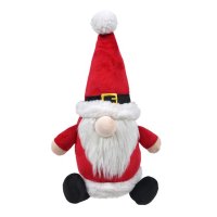 Коледно плюшено гномче Дядо Коледа, 33 см, снимка 1 - Плюшени играчки - 42792604
