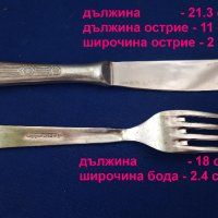 Ножове и вилици руски, снимка 2 - Прибори за хранене, готвене и сервиране - 42848525