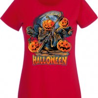 Дамска тениска Halloween 12,Halloween,Хелоуин,Празник,Забавление,Изненада,Обичаи,, снимка 4 - Тениски - 38146698