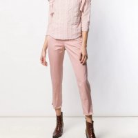 НАМАЛЕН - Twinset Нов елегантен розов панталон, снимка 1 - Панталони - 36990873