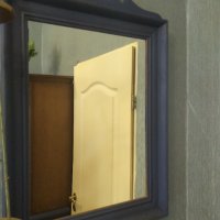 Дървено ретро огледало реновирано , снимка 2 - Огледала - 29919221