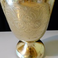 Великолепна британска бронзова ваза 30 см. , снимка 5 - Вази - 29420833