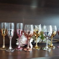 Комплект чаши за вино или шампанско, снимка 1 - Чаши - 37510083
