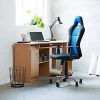 Геймърски стол SNERTINGE черен/син, снимка 1 - Вентилатори - 38244950