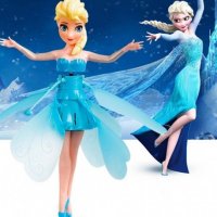 Летяща фея кукла дрон – Елза барби леденото кралство чудесен подарък, снимка 3 - Кукли - 35072142