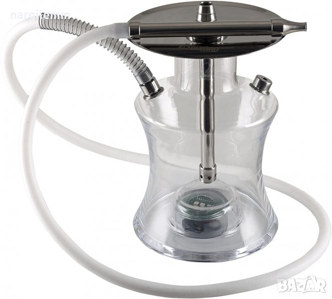 Наргиле Одуман Н2 безцветна ваза ММ447, снимка 1