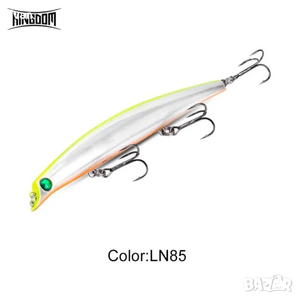 попер на марката Kingdoom 5326 / ln85.  95mm, 8.1 gr.  газене 0.1-0.3 метра , снимка 1