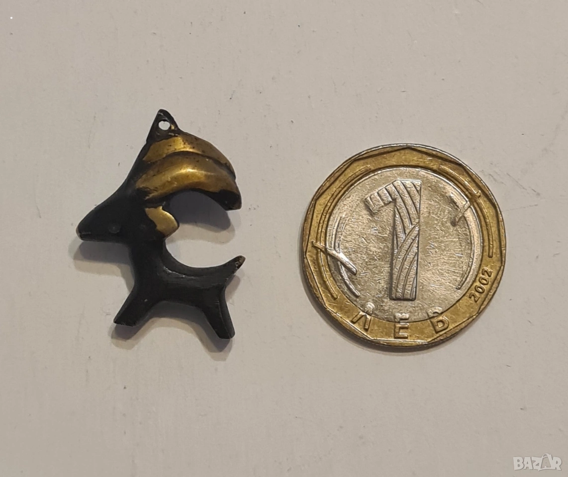 медальон или малка фигурка на антилопа козирог Herta Baller, снимка 1