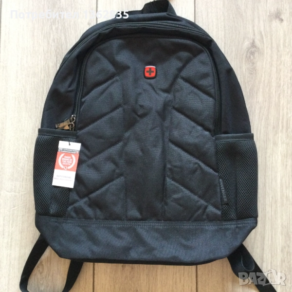 НОВА оригинална черна раница WENGER  отделение за 16-инчов лаптоп 20 л, снимка 1