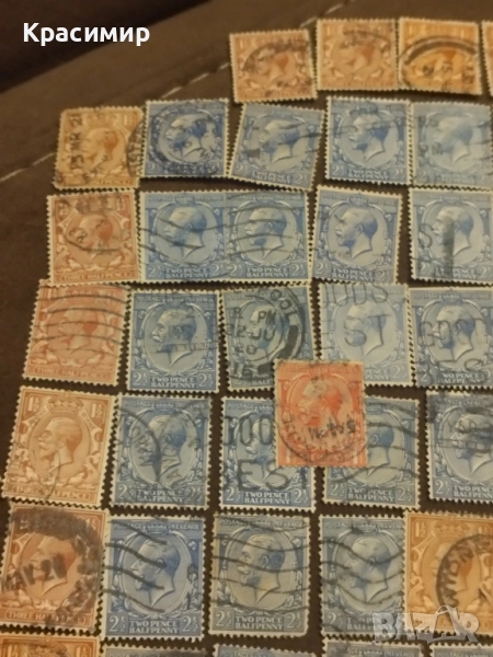 British Stamp - King George 5 .80 Броя !, снимка 1